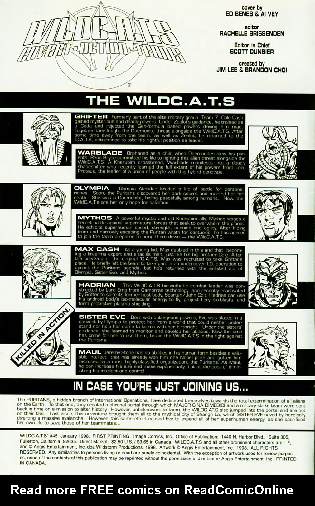 Read online WildC.A.T.s: Covert Action Teams comic -  Issue #45 - 2
