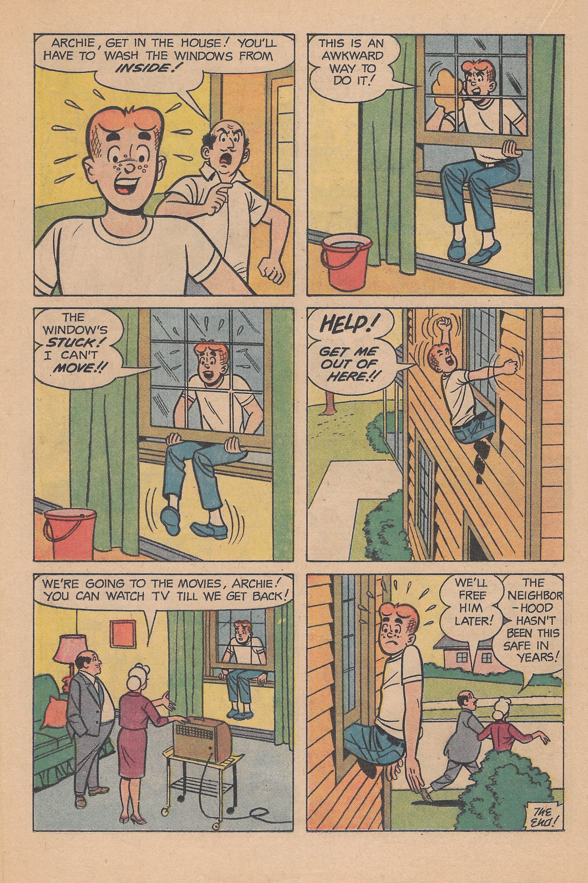 Read online Archie's TV Laugh-Out comic -  Issue #13 - 18