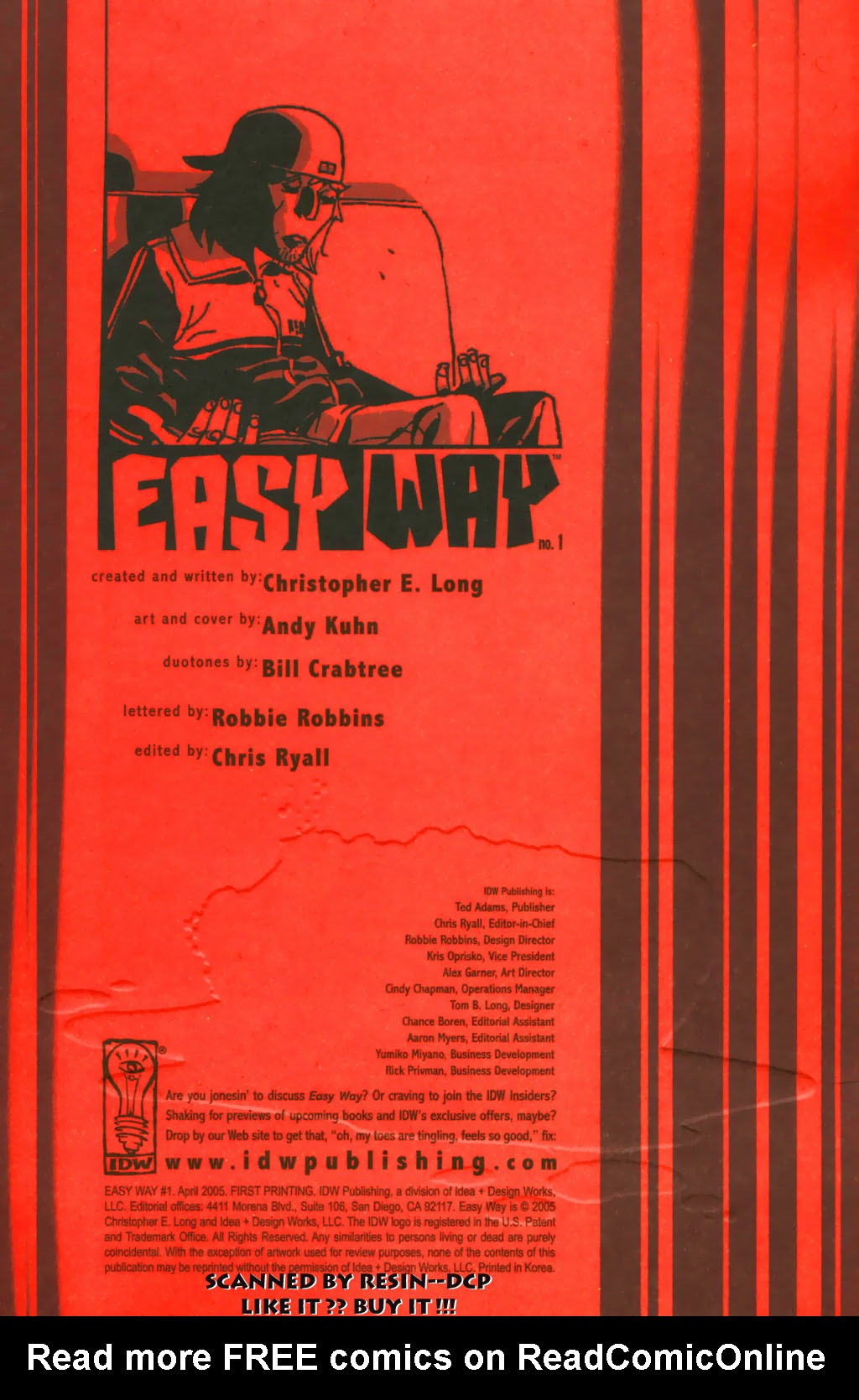 Read online Easy Way comic -  Issue #1 - 2