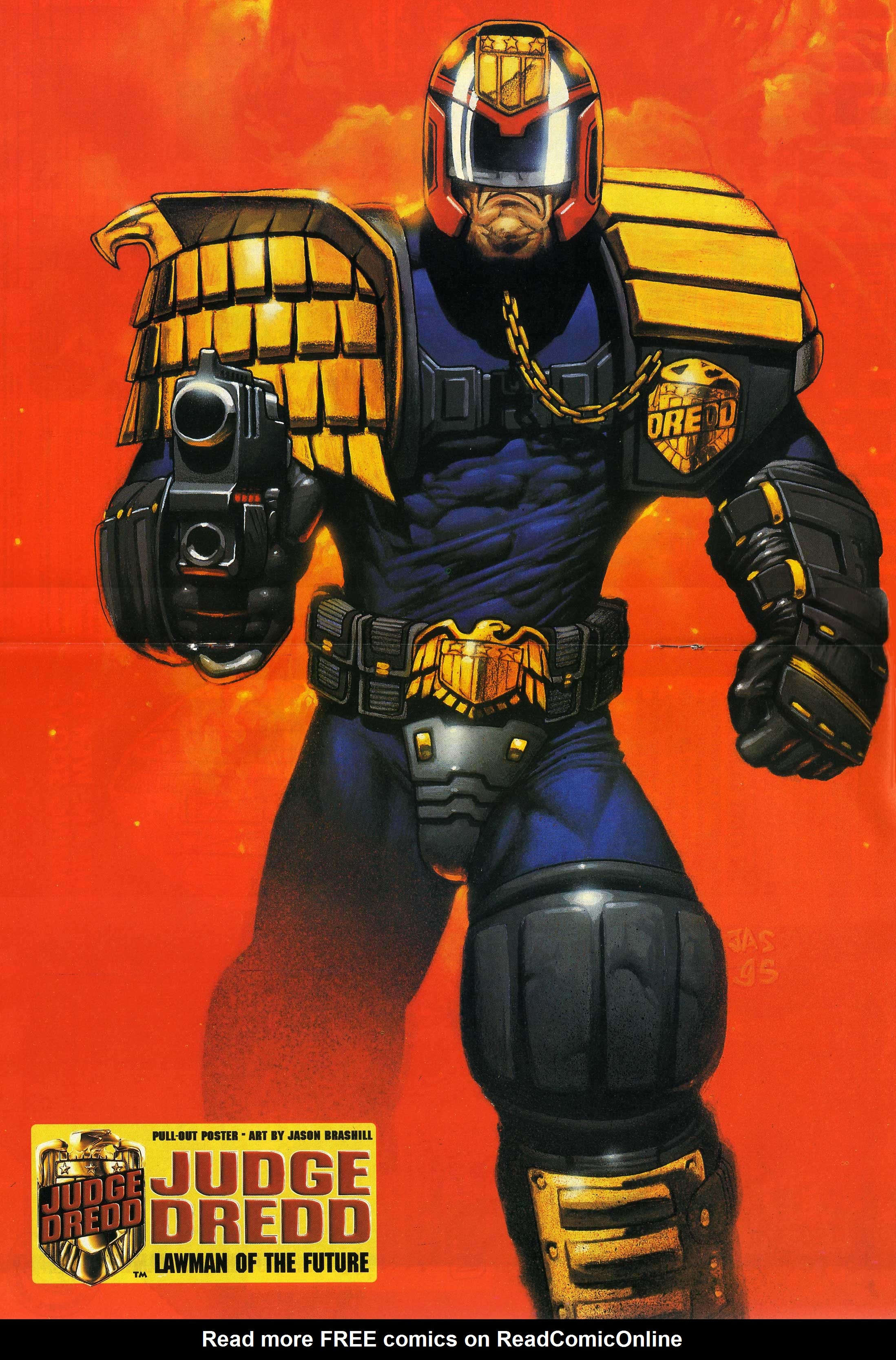 Read online Judge Dredd Lawman of the Future comic -  Issue #6 - 18