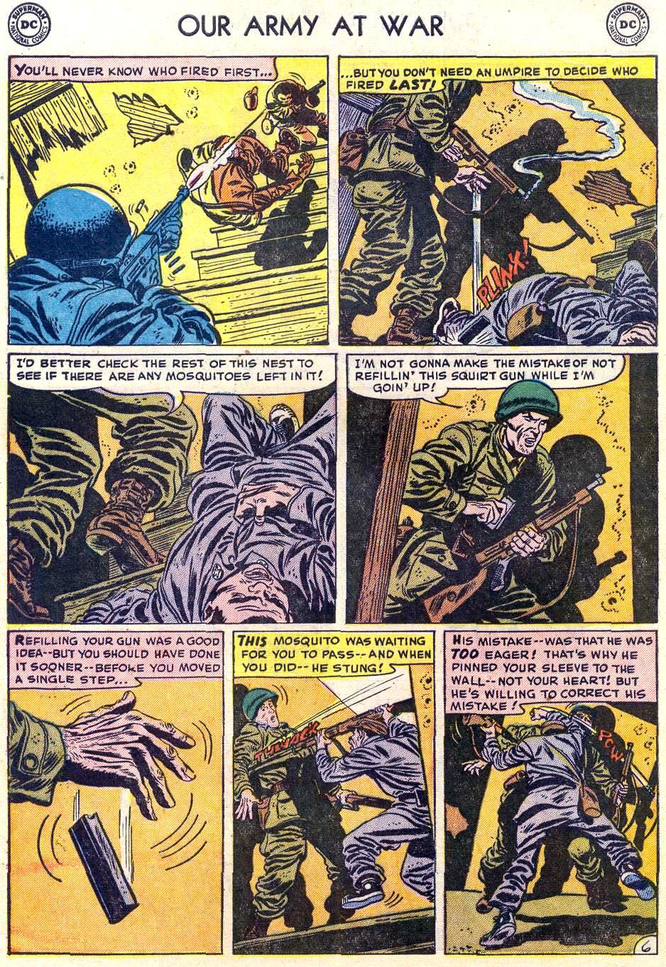 Read online Our Army at War (1952) comic -  Issue #8 - 8