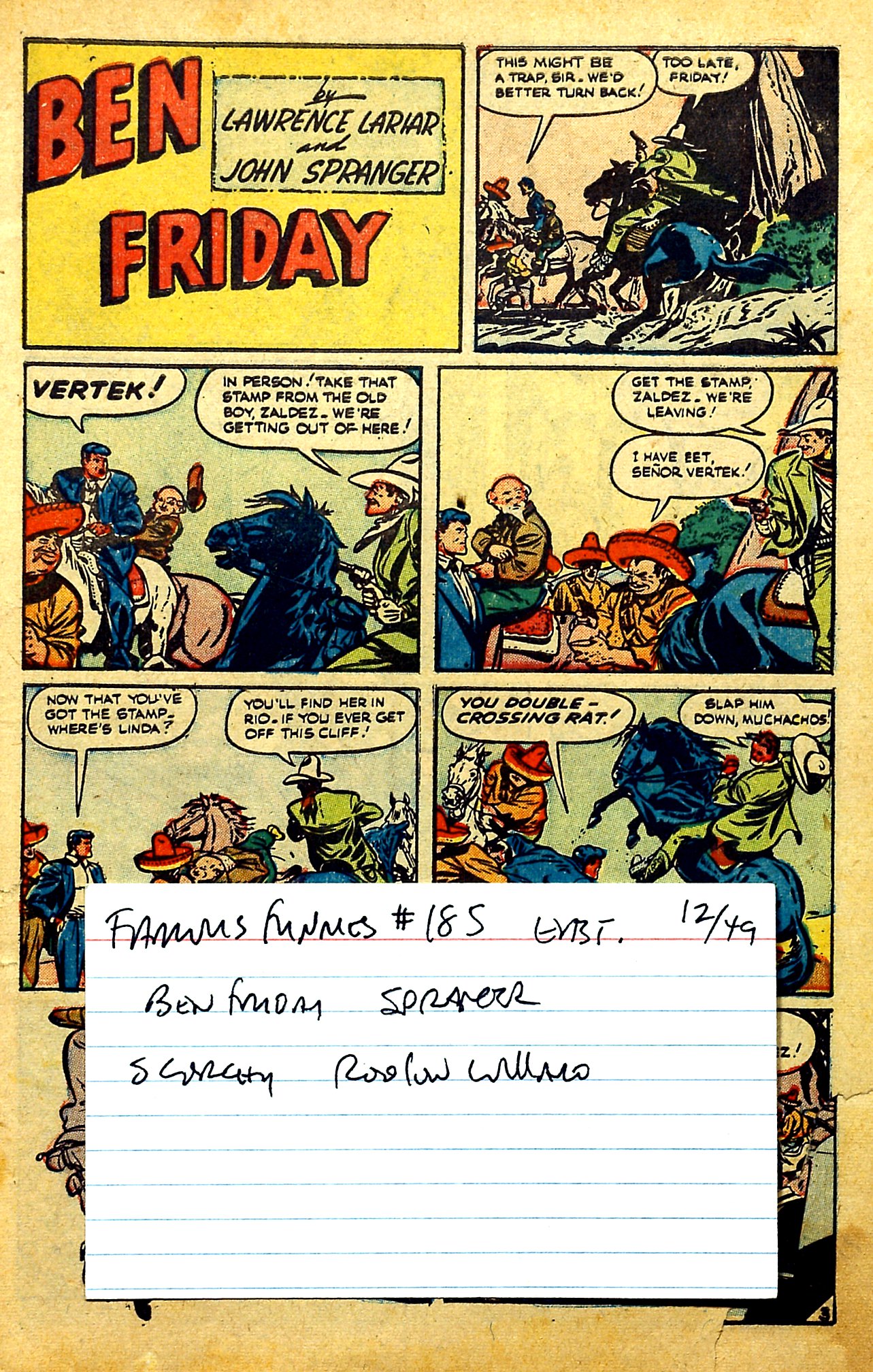 Read online Famous Funnies comic -  Issue #185 - 50