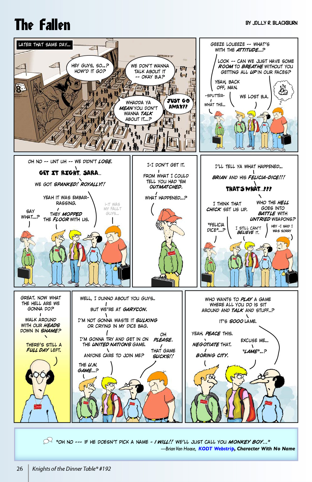 Read online Knights of the Dinner Table comic -  Issue #192 - 28