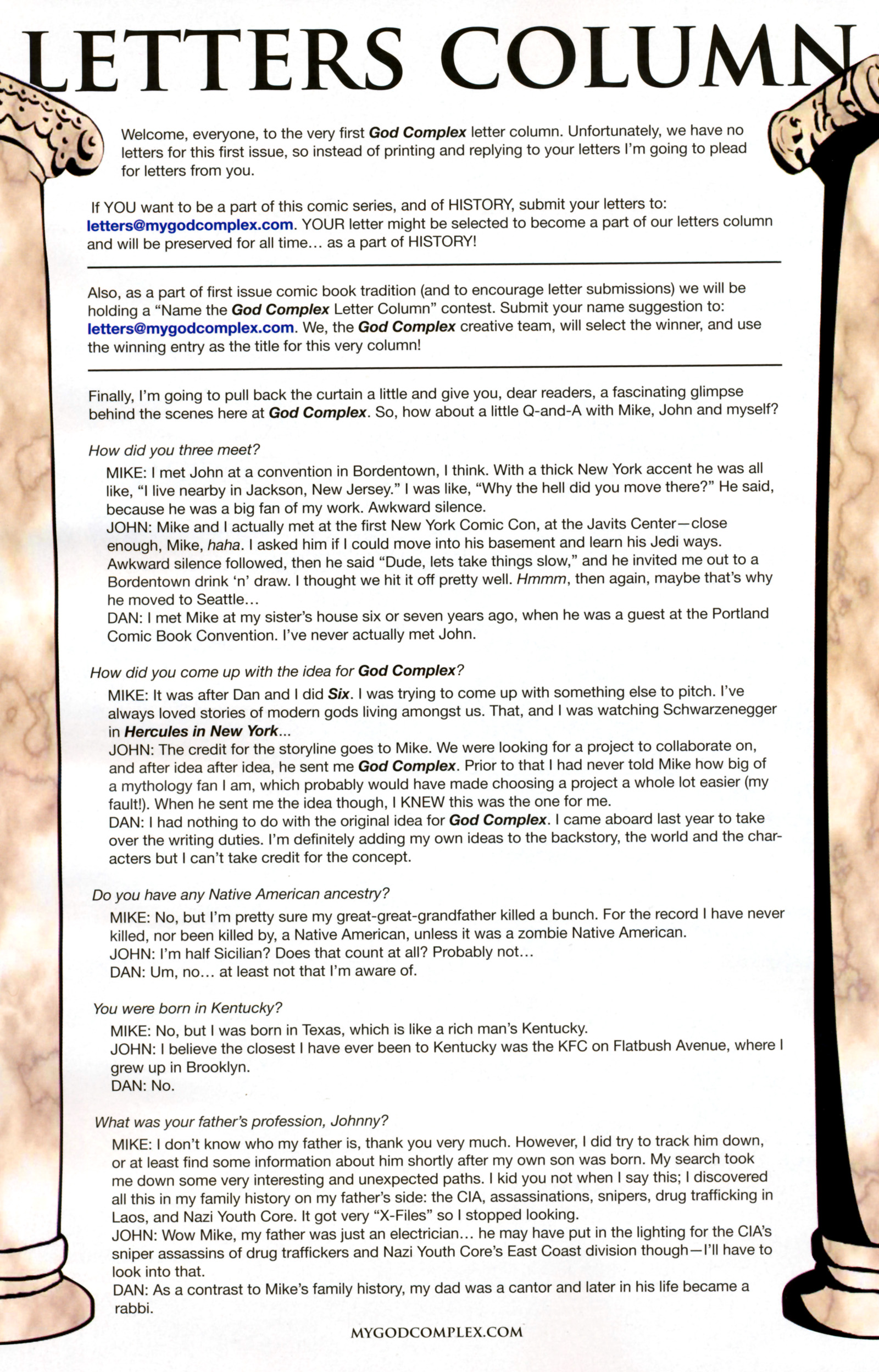 Read online God Complex comic -  Issue #1 - 19