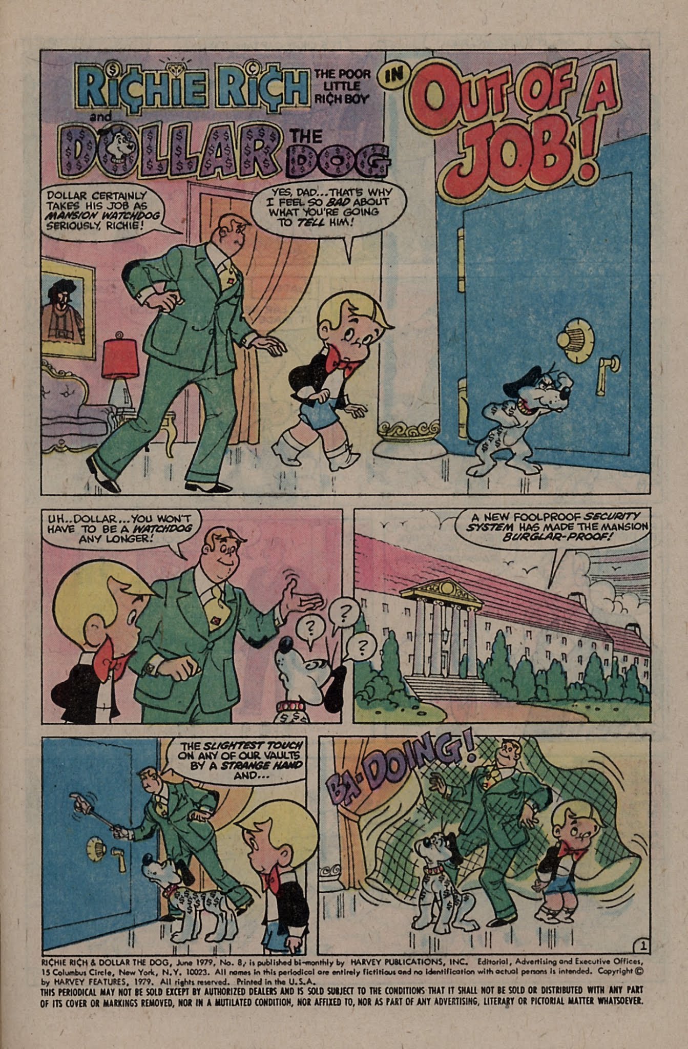 Read online Richie Rich & Dollar the Dog comic -  Issue #8 - 5