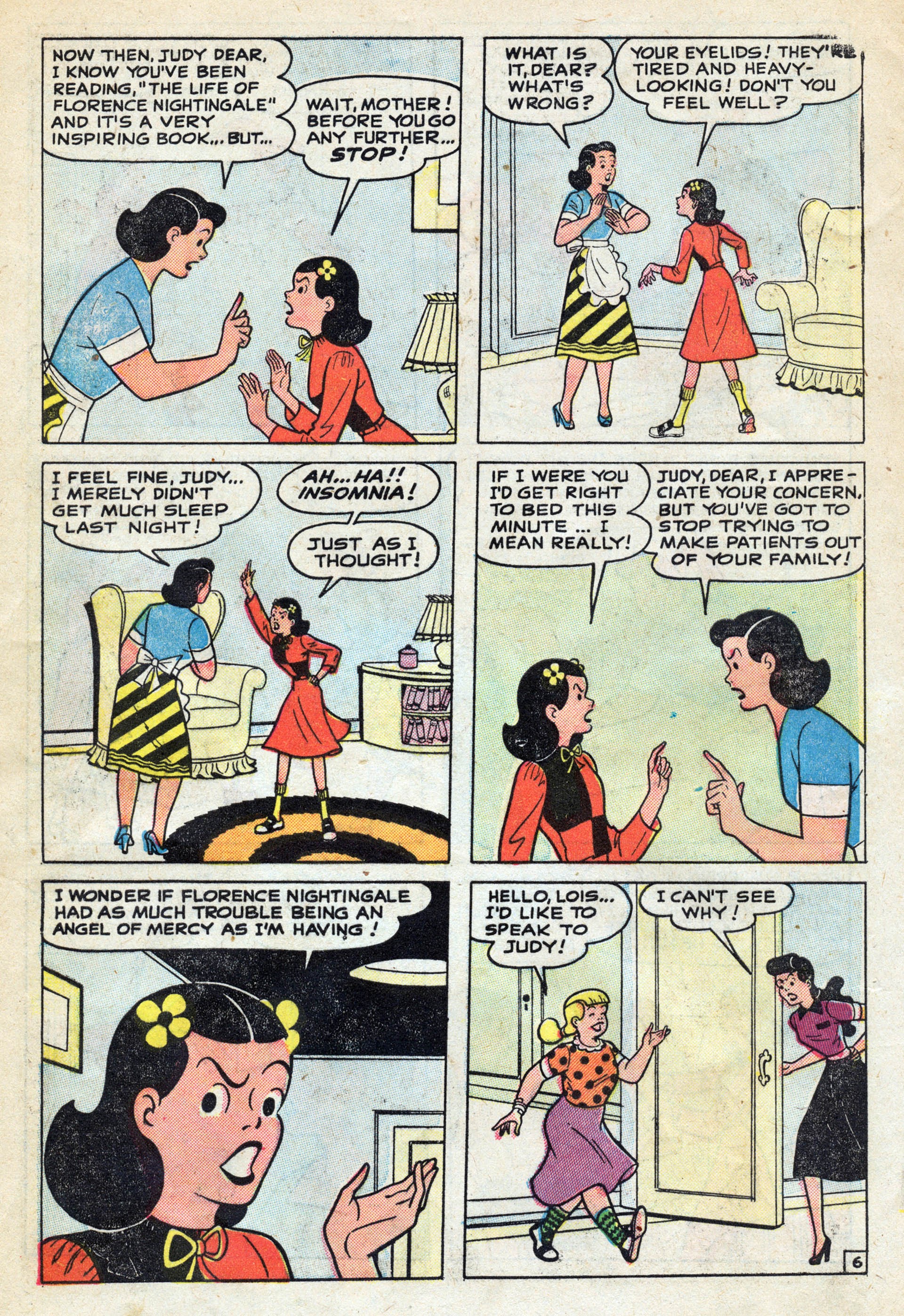 Read online Junior Miss (1947) comic -  Issue #39 - 8
