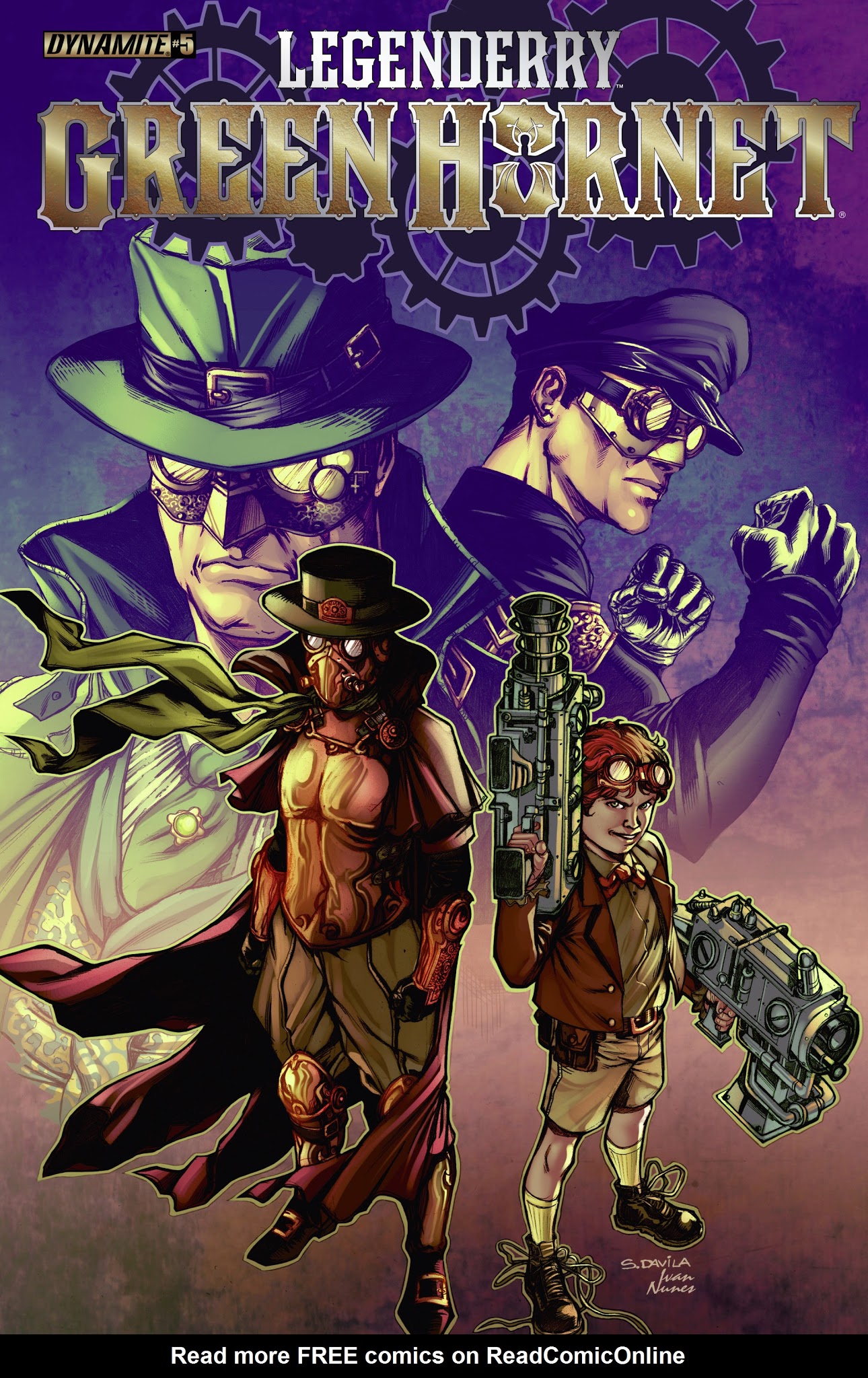 Read online Legenderry: Green Hornet comic -  Issue #5 - 1