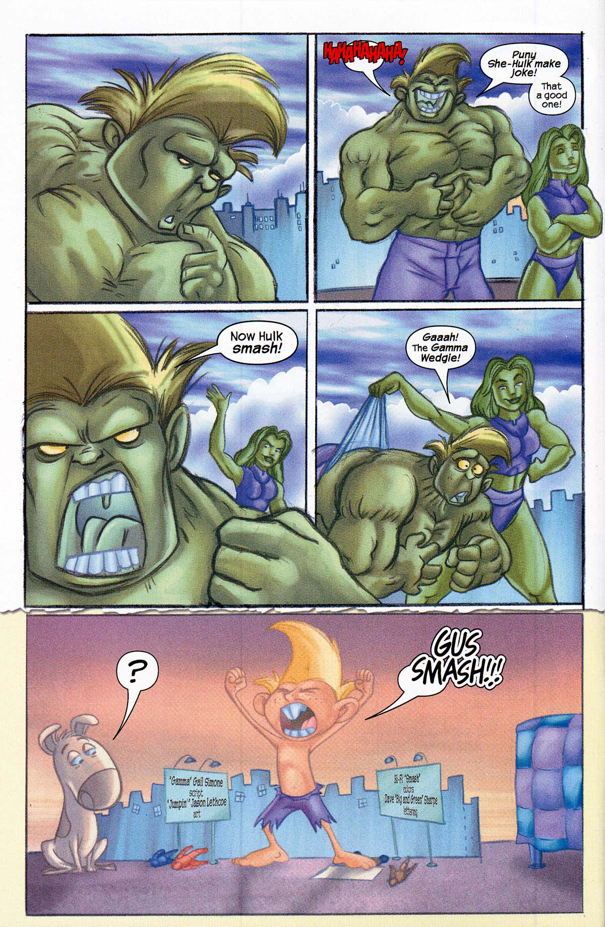 Read online Marvelous Adventures of Gus Beezer comic -  Issue # Hulk - 5