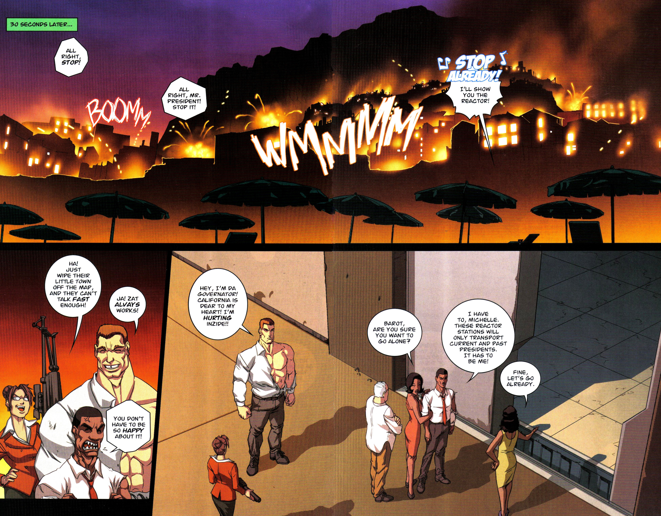 Read online President Evil comic -  Issue #4 - 18