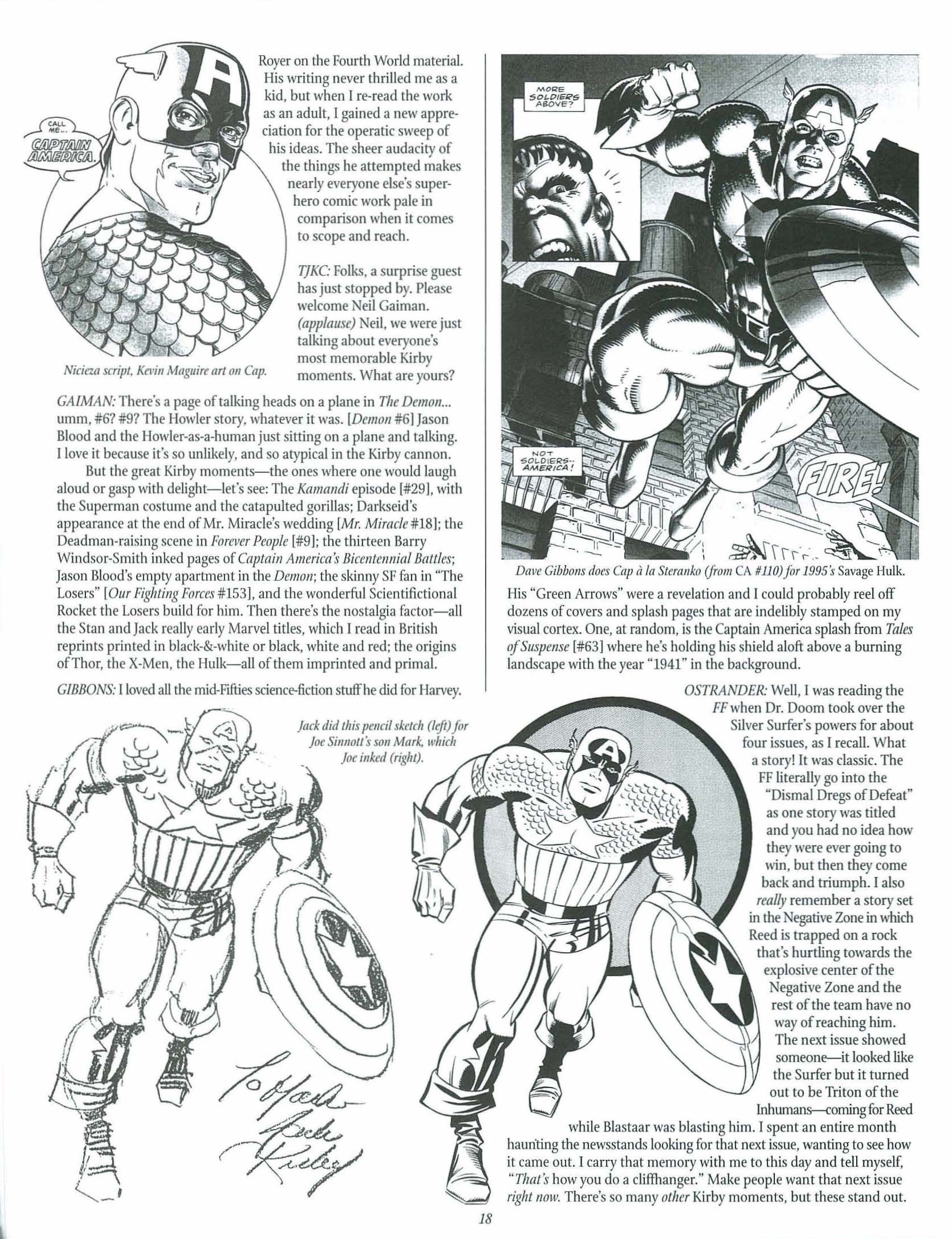 Read online The Jack Kirby Collector comic -  Issue #27 - 18