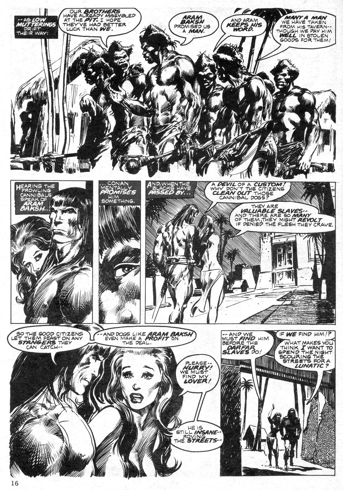 Read online The Savage Sword Of Conan comic -  Issue #14 - 16