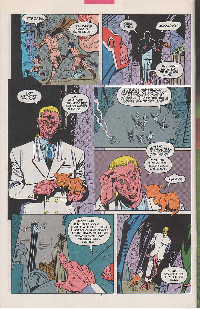 Read online Excalibur (1988) comic -  Issue #51 - 8