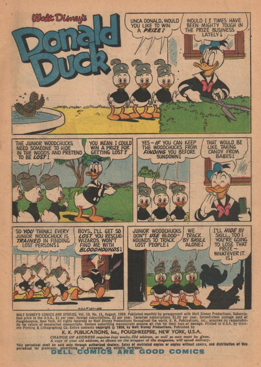 Read online Walt Disney's Comics and Stories comic -  Issue #227 - 3