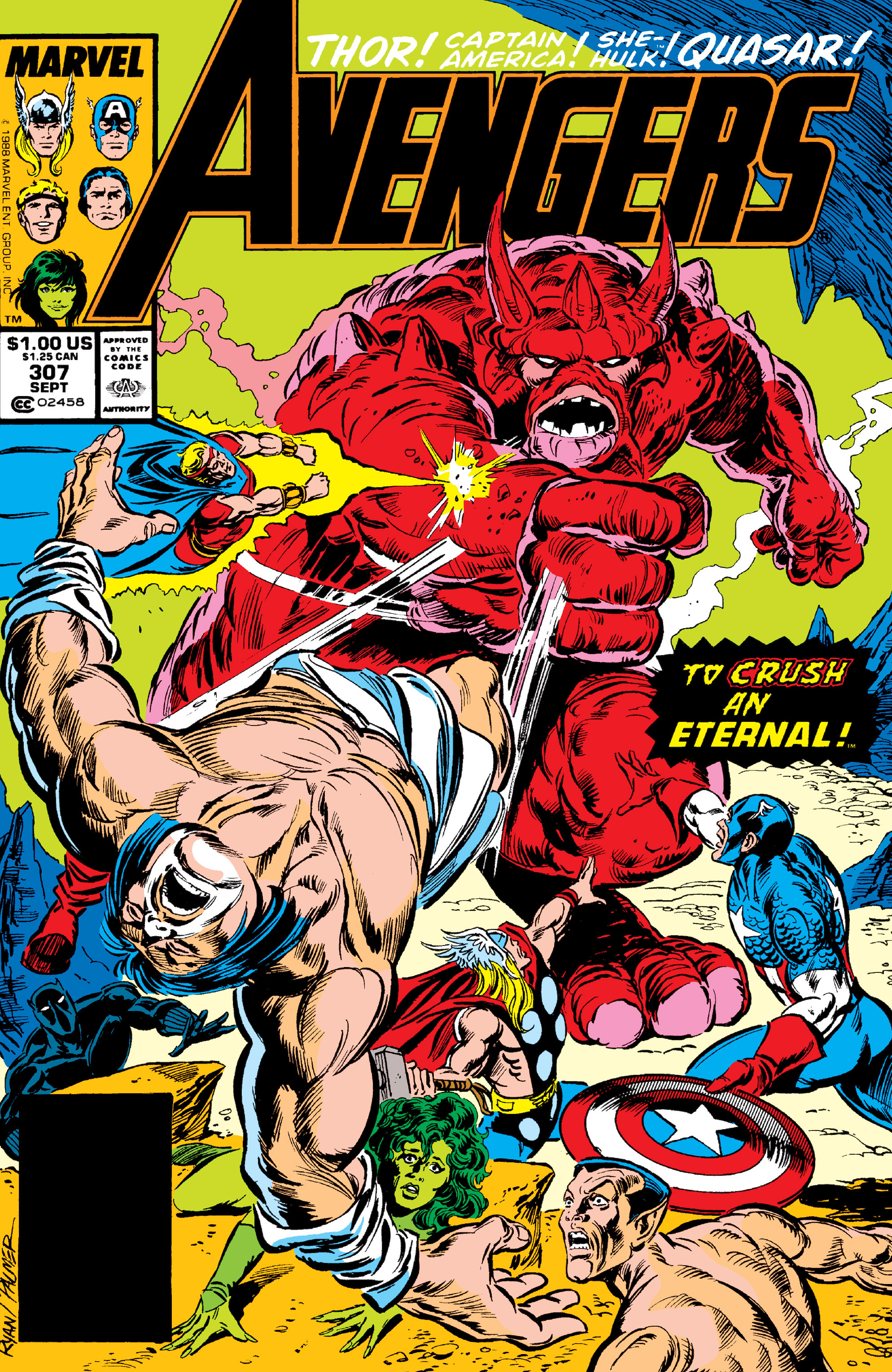 Read online The Avengers (1963) comic -  Issue #307 - 1