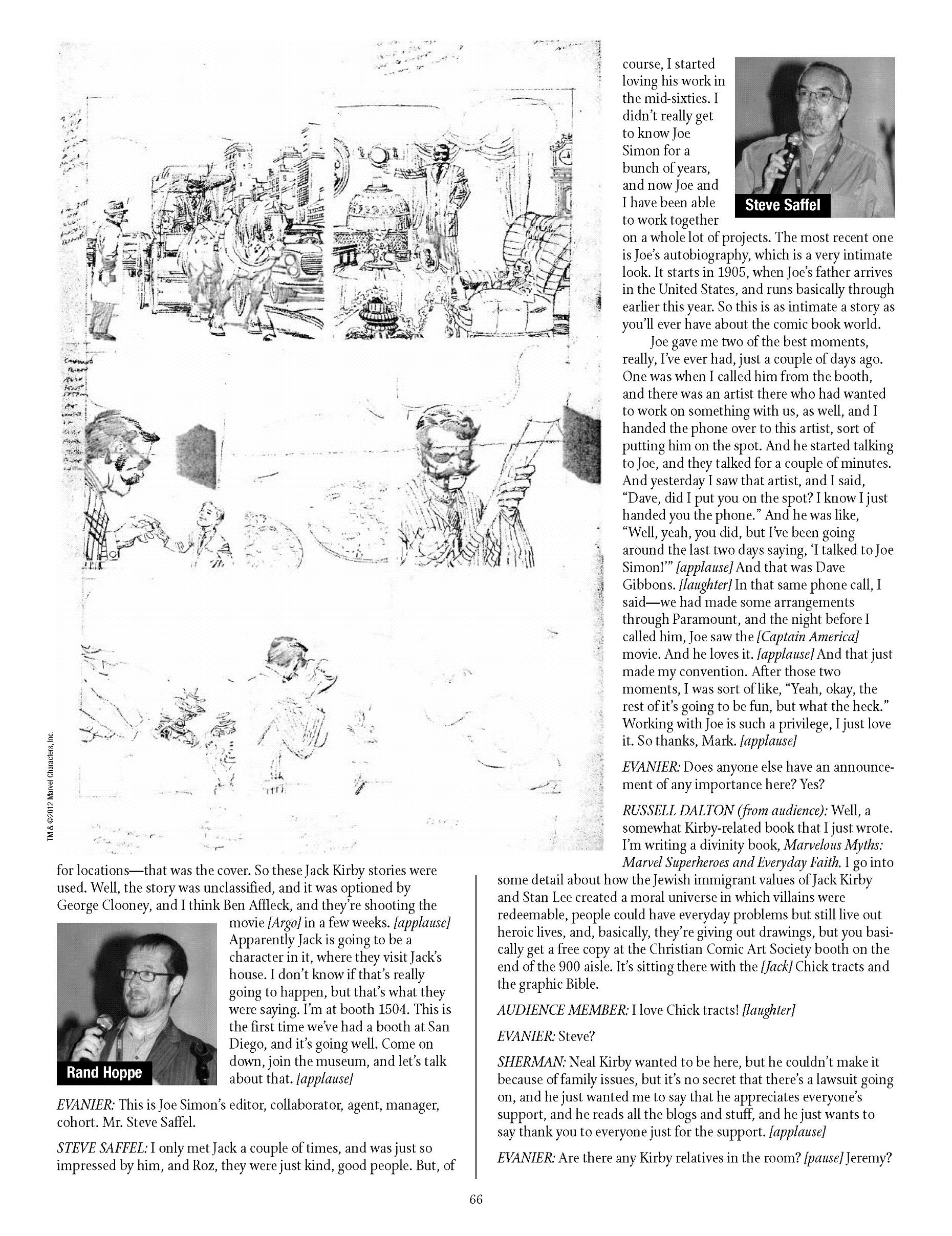 Read online The Jack Kirby Collector comic -  Issue #59 - 63