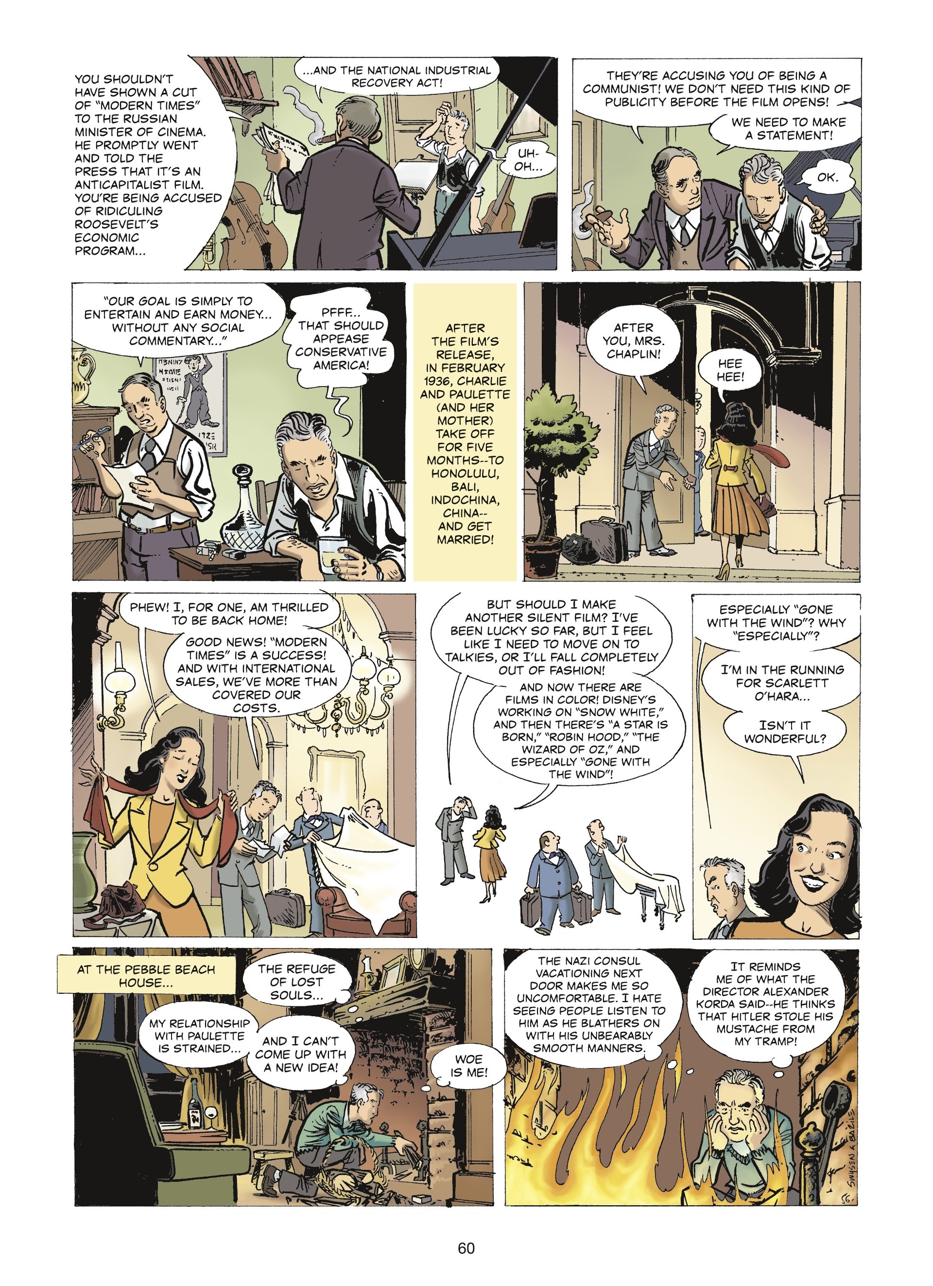 Read online The Stars of History: Charlie Chaplin comic -  Issue # TPB - 58