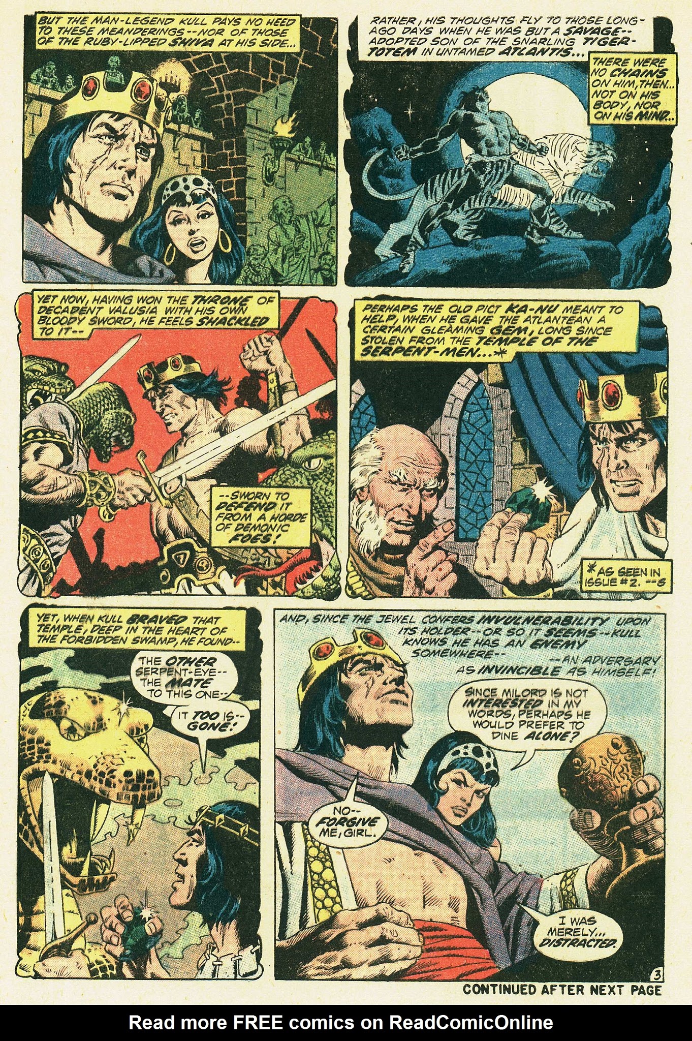 Read online Kull, the Conqueror (1971) comic -  Issue #3 - 4