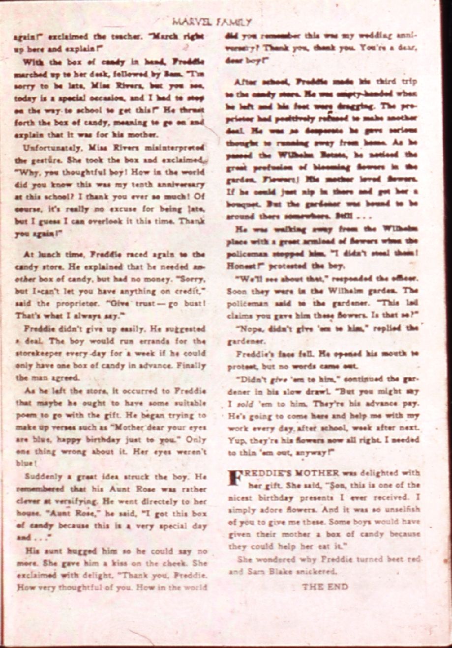 Read online The Marvel Family comic -  Issue #78 - 13
