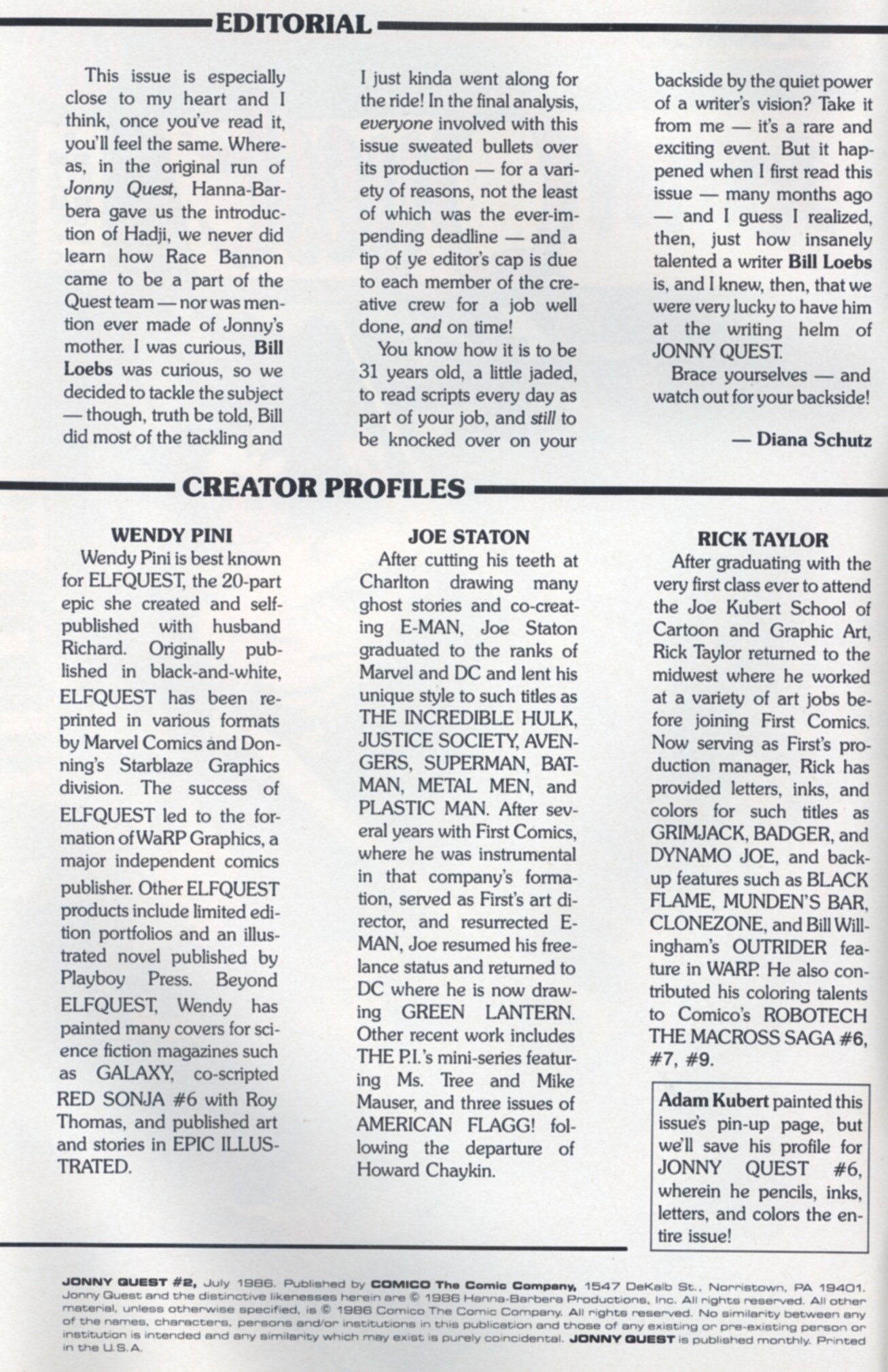 Read online Jonny Quest comic -  Issue #2 - 2
