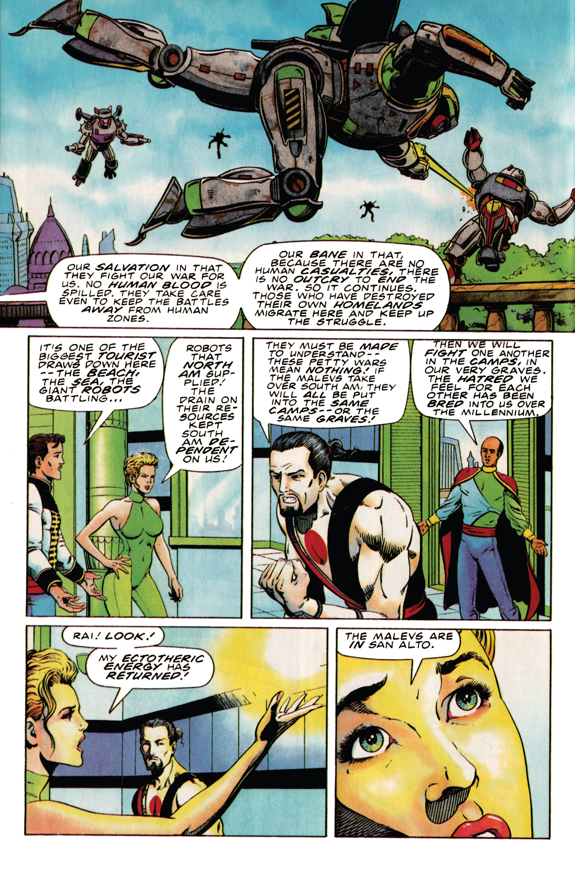 Read online Rai (1992) comic -  Issue #14 - 15