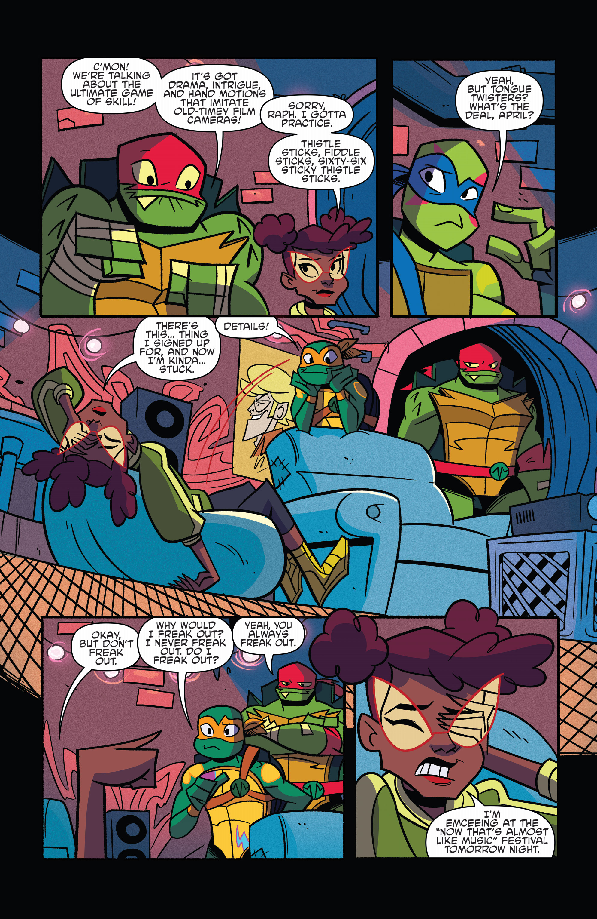 Read online Rise of the Teenage Mutant Ninja Turtles: Sound Off! comic -  Issue #1 - 10