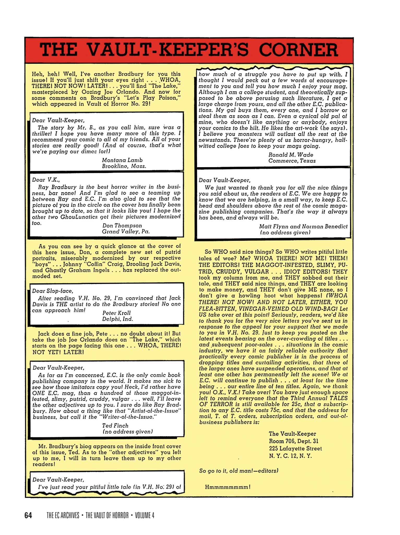 Read online The EC Archives: The Vault Of Horror comic -  Issue # TPB 4 (Part 1) - 66