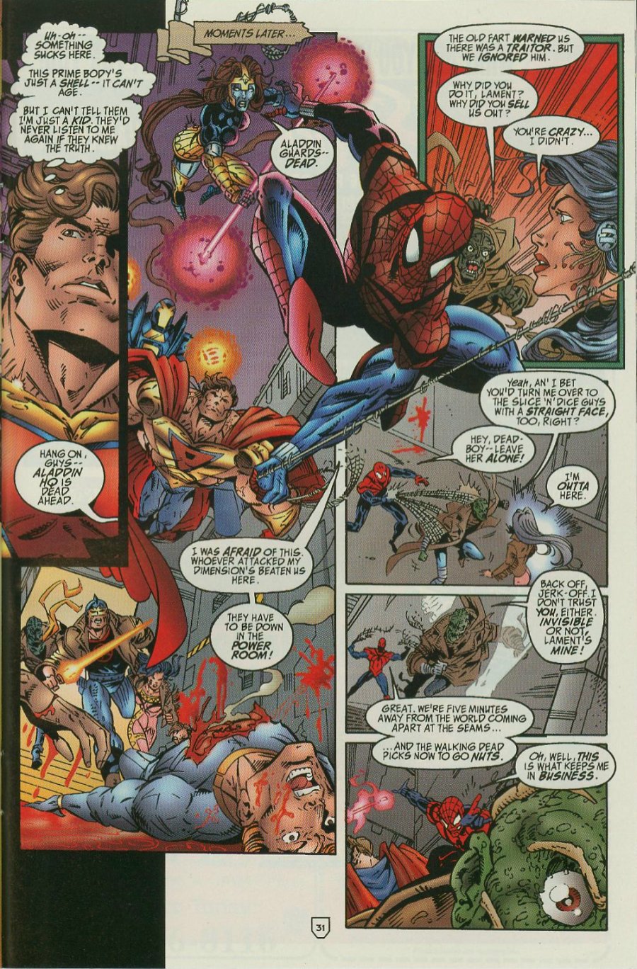 Read online UltraForce/Spider-Man comic -  Issue #1A - 32