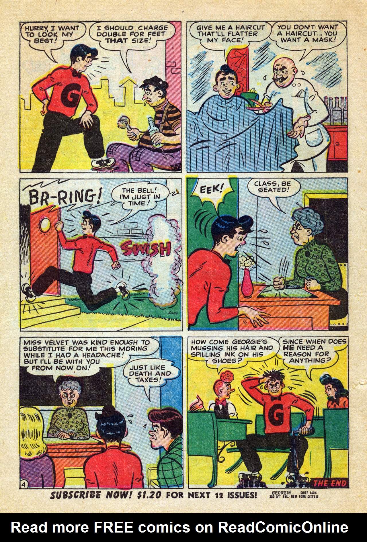 Read online Georgie Comics (1949) comic -  Issue #34 - 6