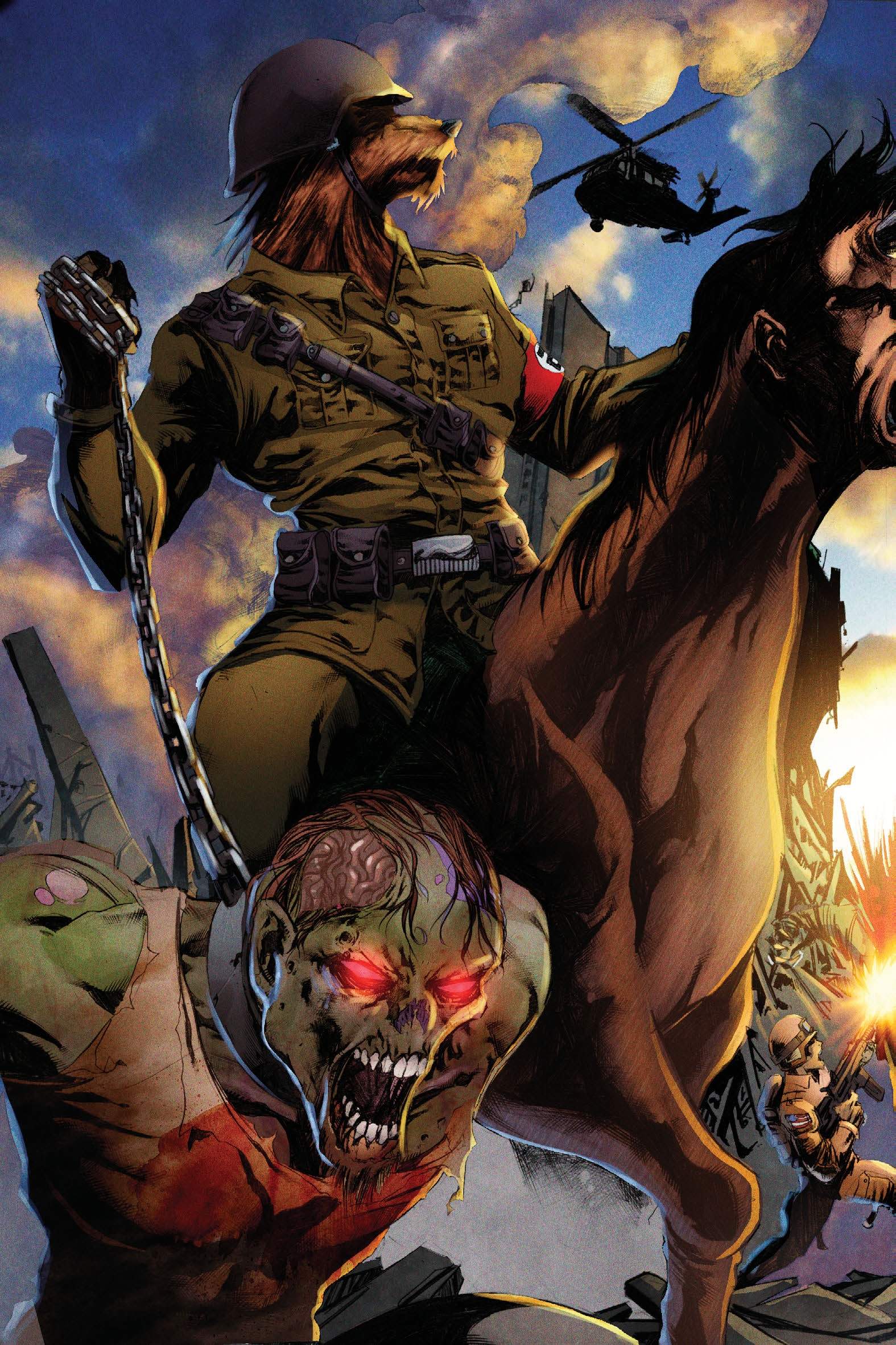 Read online Nazi Werewolves from Outer Space comic -  Issue #5 - 14