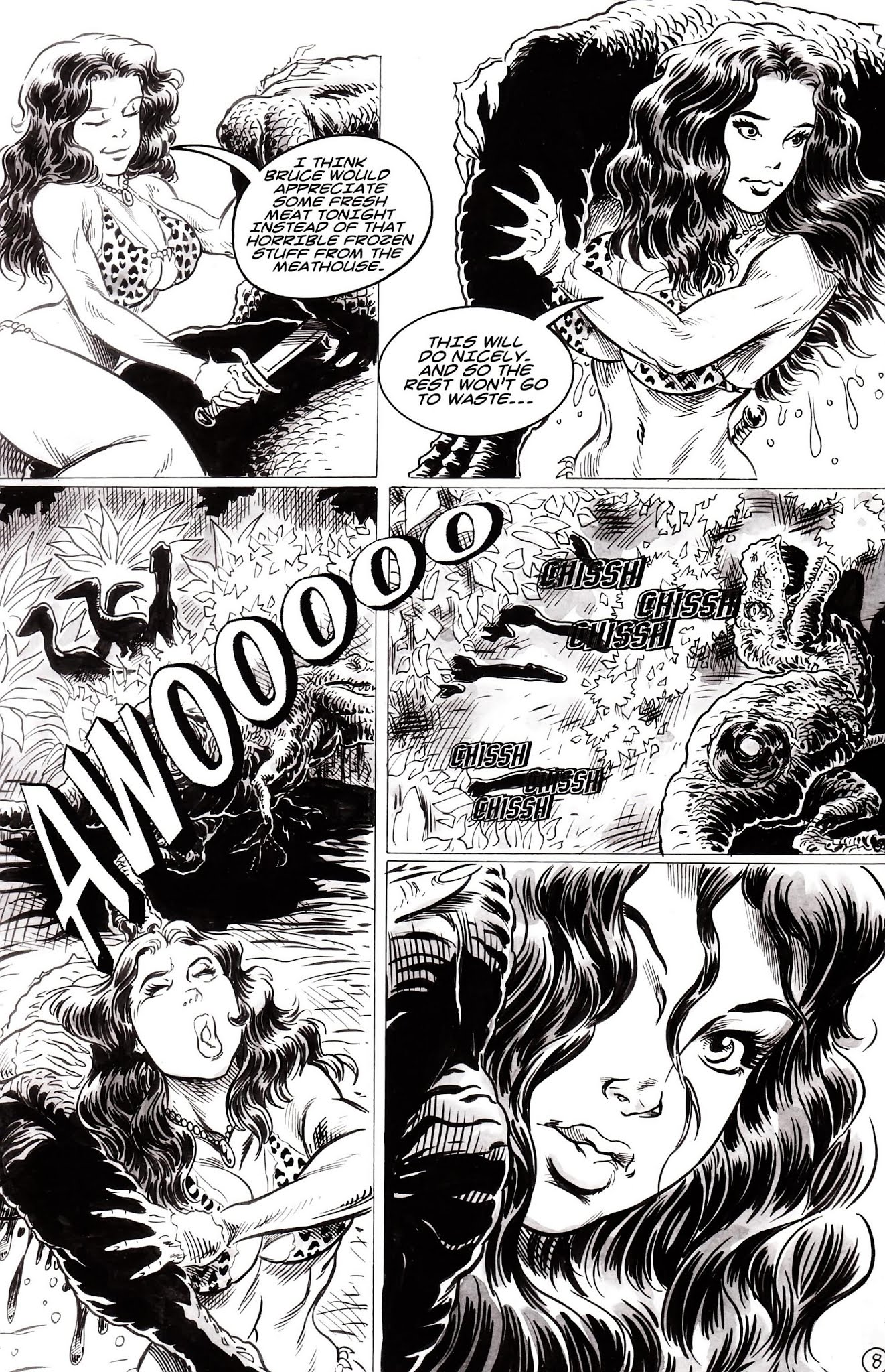 Read online Cavewoman: Gangster comic -  Issue #1 - 10
