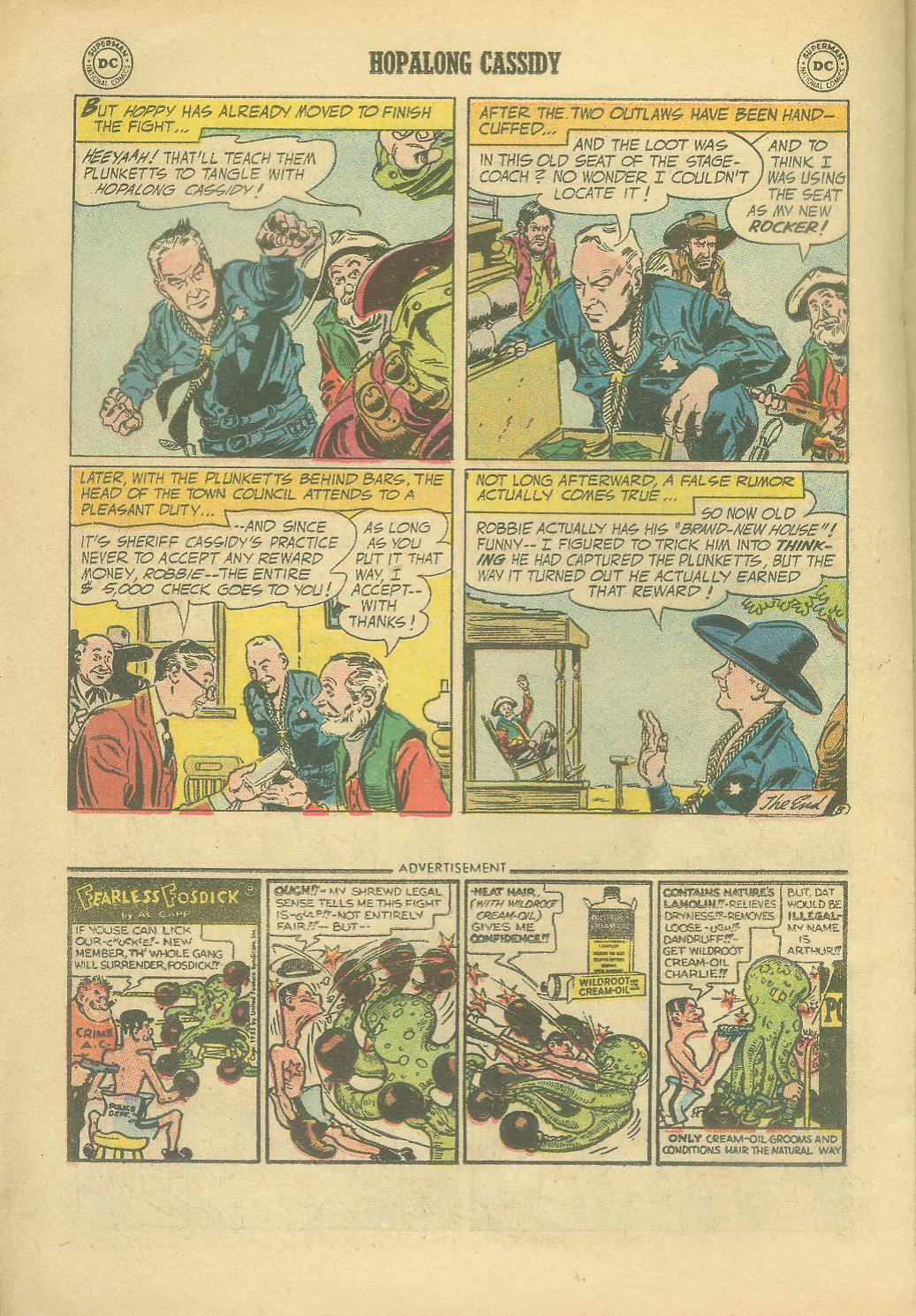 Read online Hopalong Cassidy comic -  Issue #111 - 20