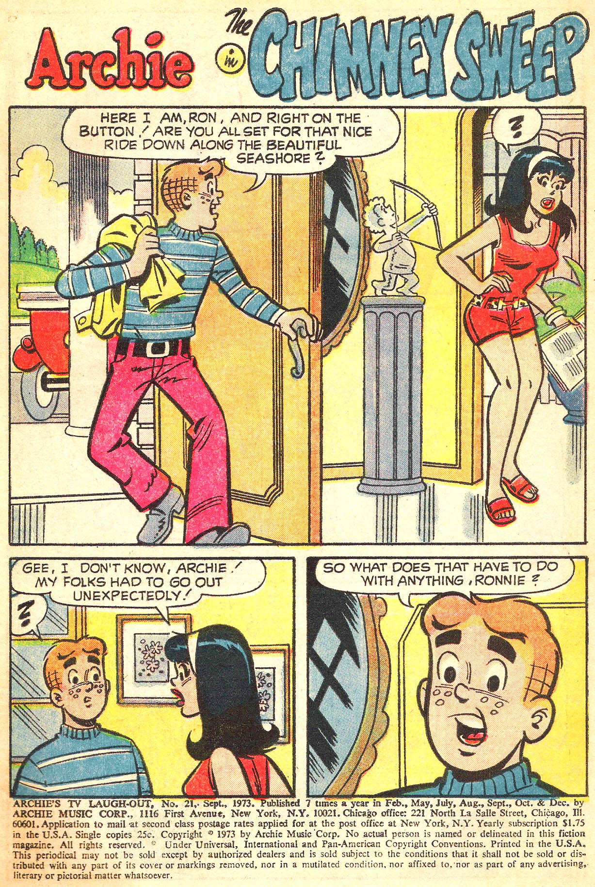 Read online Archie's TV Laugh-Out comic -  Issue #21 - 3