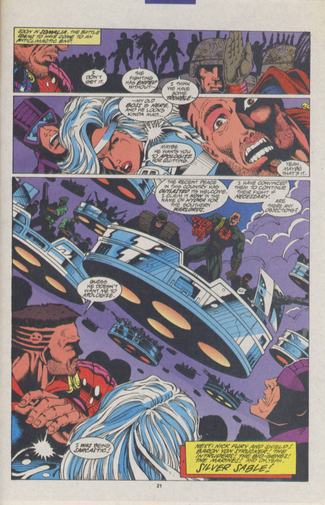 Read online Silver Sable and the Wild Pack comic -  Issue #16 - 18