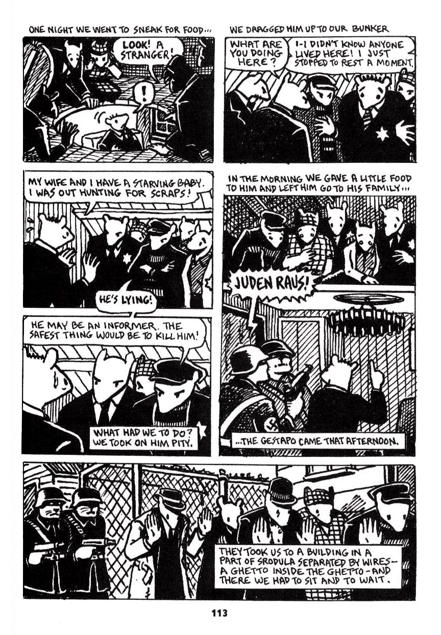 Read online Maus: A Survivor's Tale comic -  Issue # TPB 1 - 106