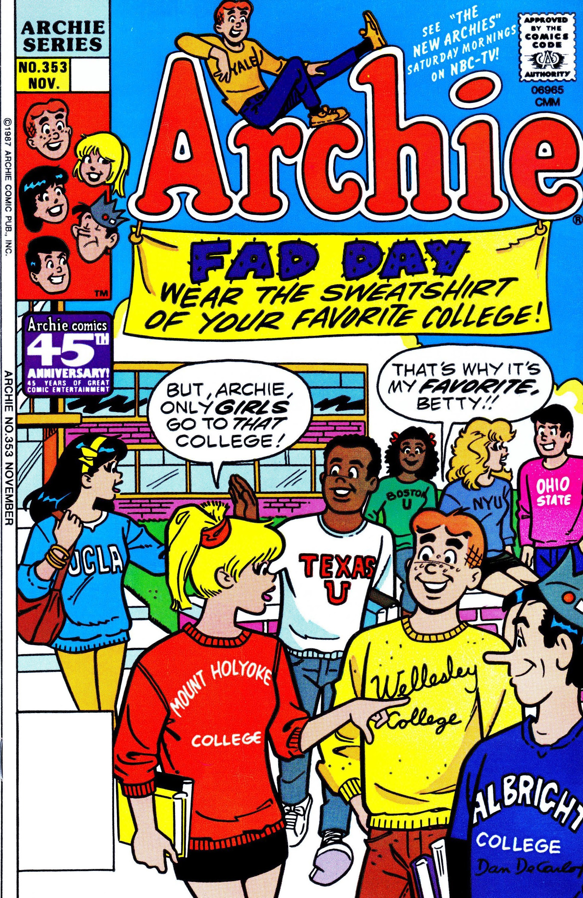 Read online Archie (1960) comic -  Issue #353 - 1
