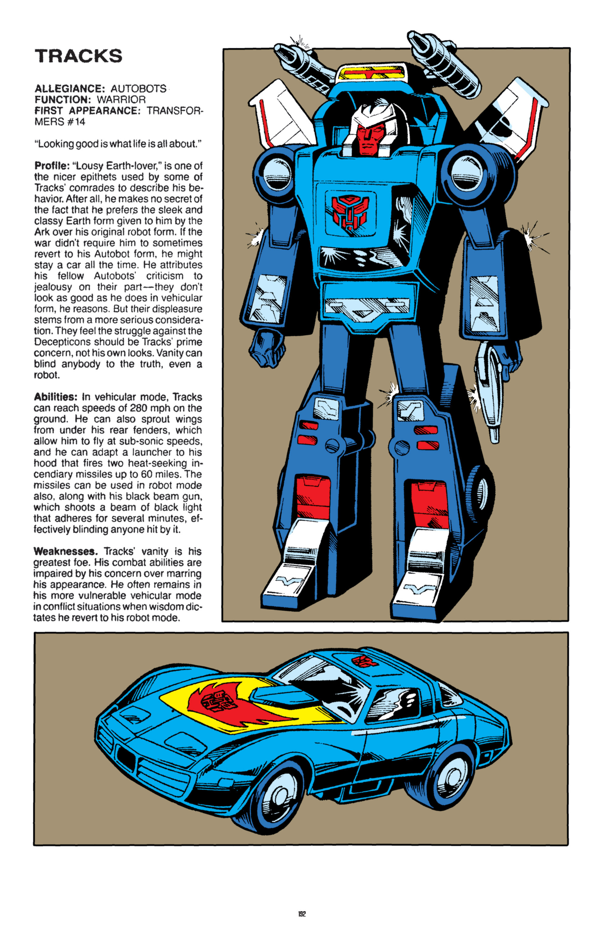 Read online The Transformers Classics comic -  Issue # TPB 8 - 189