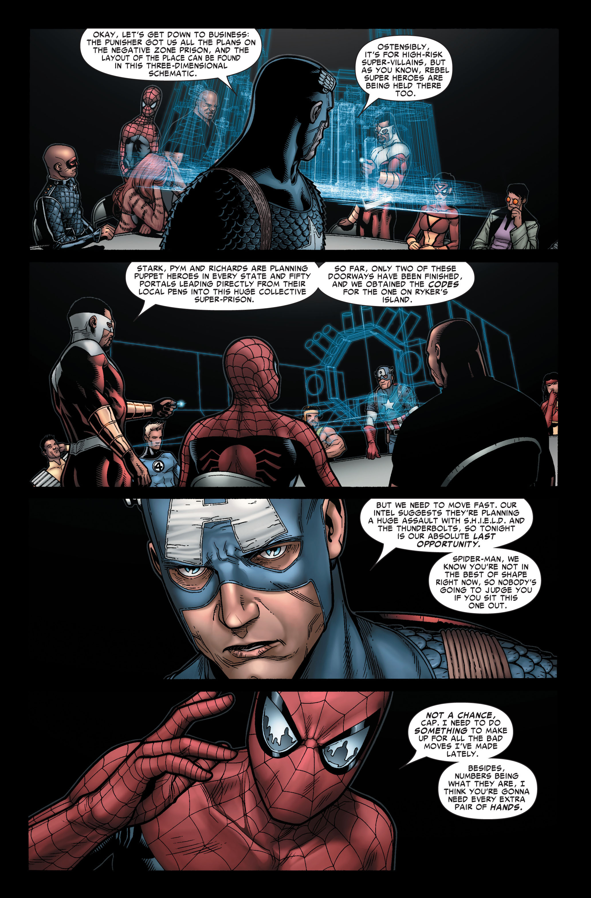 Read online Civil War (2006) comic -  Issue #6 - 12