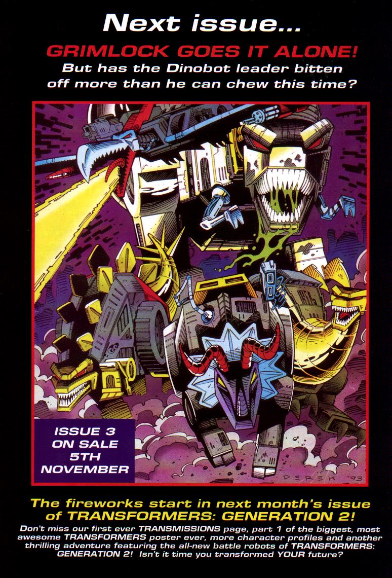 Read online Transformers: Generation 2 (1994) comic -  Issue #2 - 6