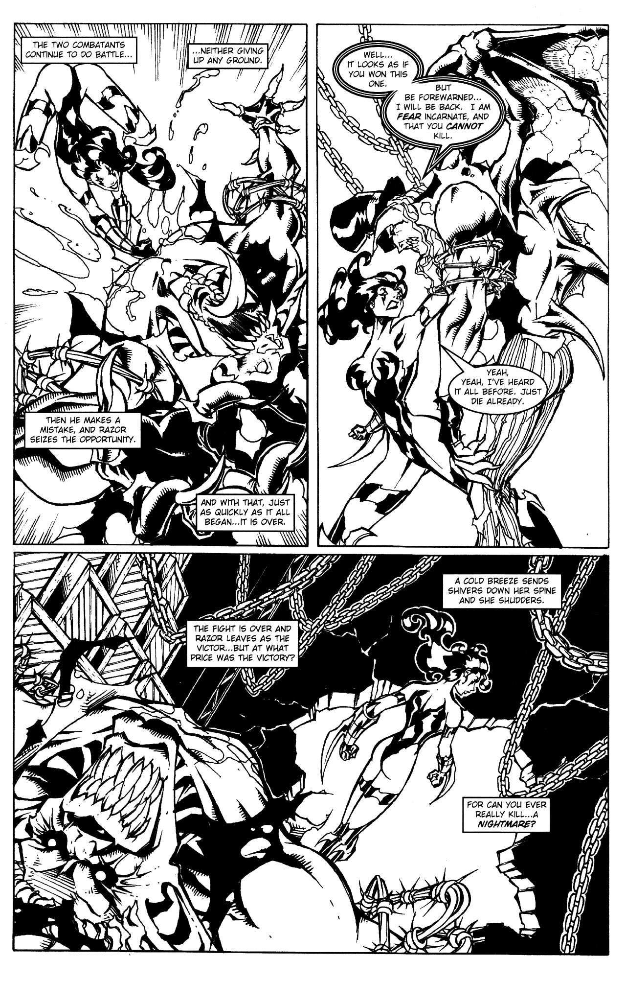 Read online Razor and Warrior Nun Areala: Dark Prophecy comic -  Issue #4 - 14