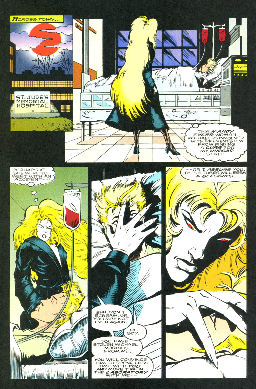 Read online Morbius: The Living Vampire (1992) comic -  Issue #21 - 9