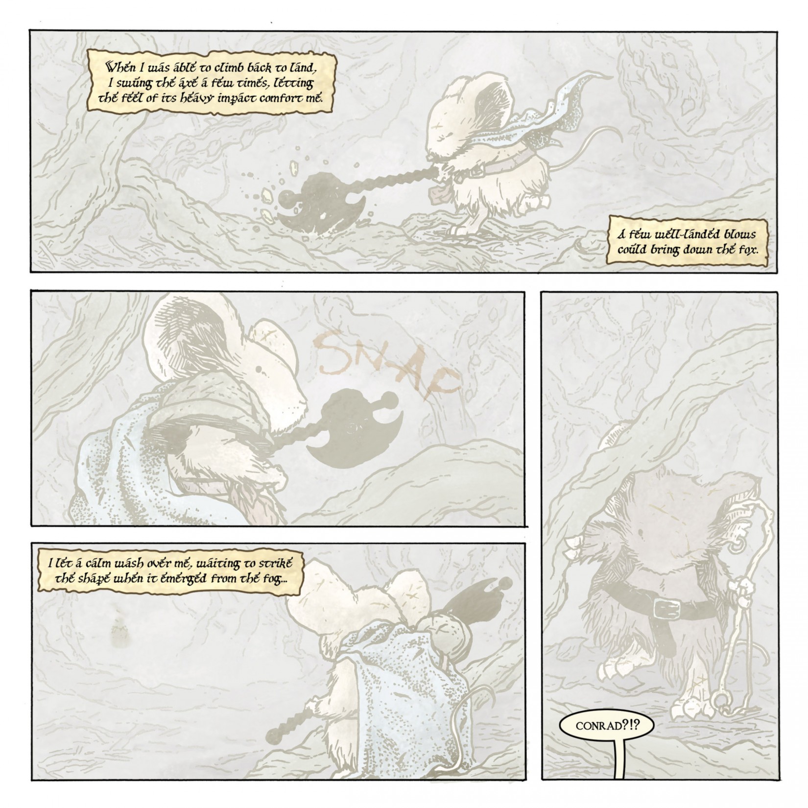 Read online Mouse Guard: The Black Axe comic -  Issue #4 - 10