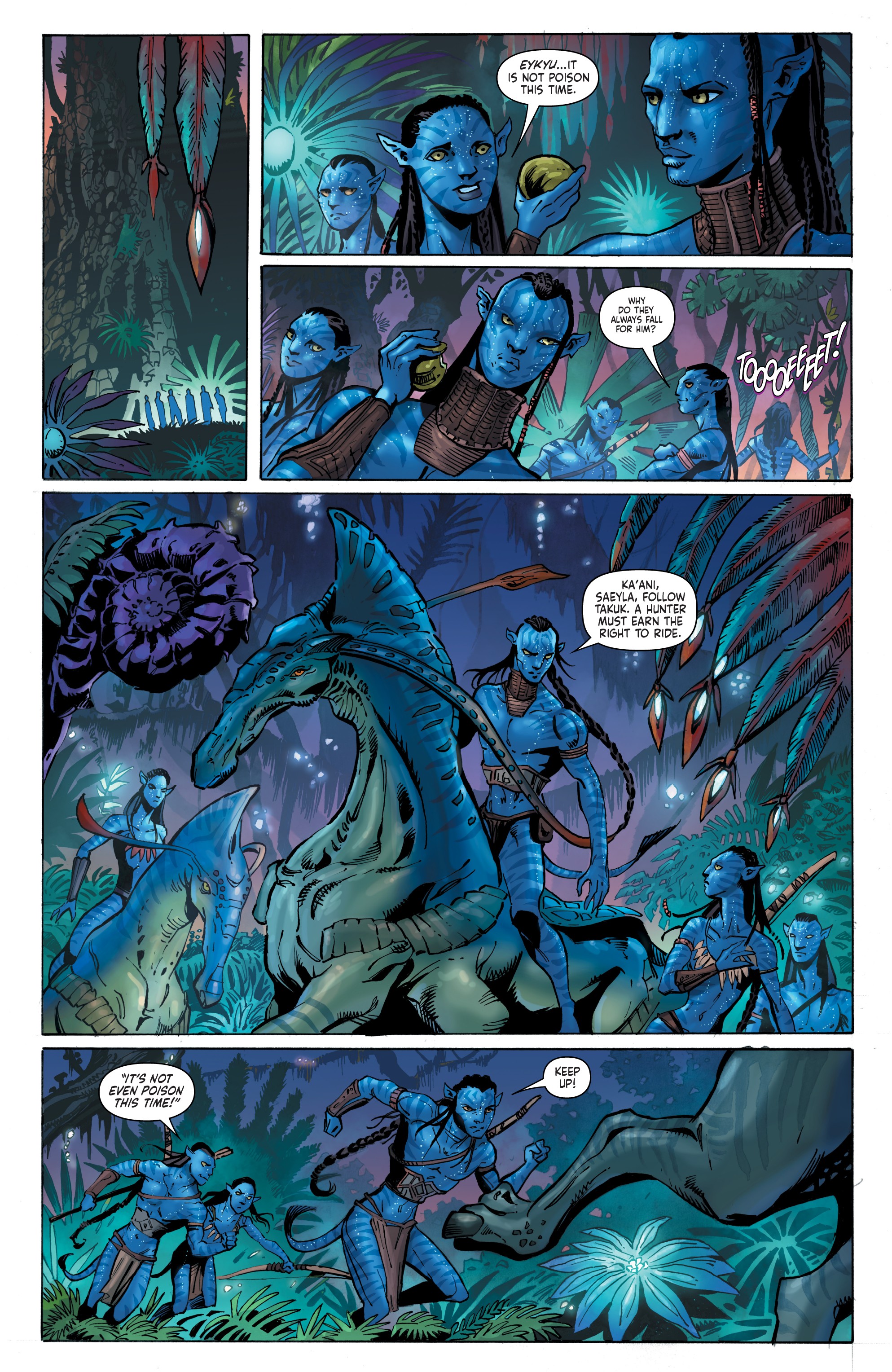 Read online Avatar: Tsu'tey's Path comic -  Issue #1 - 14