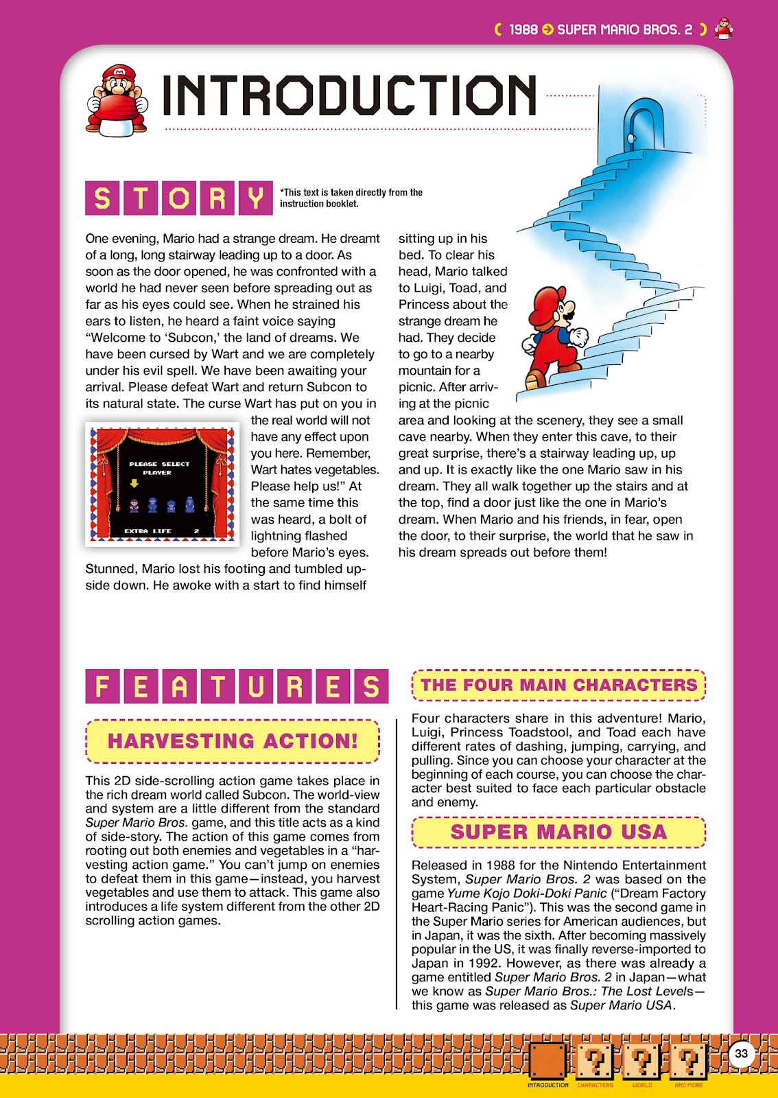 Super Mario Bros. Encyclopedia: The Official Guide to the First 30 Years issue TPB (Part 1) - Page 34