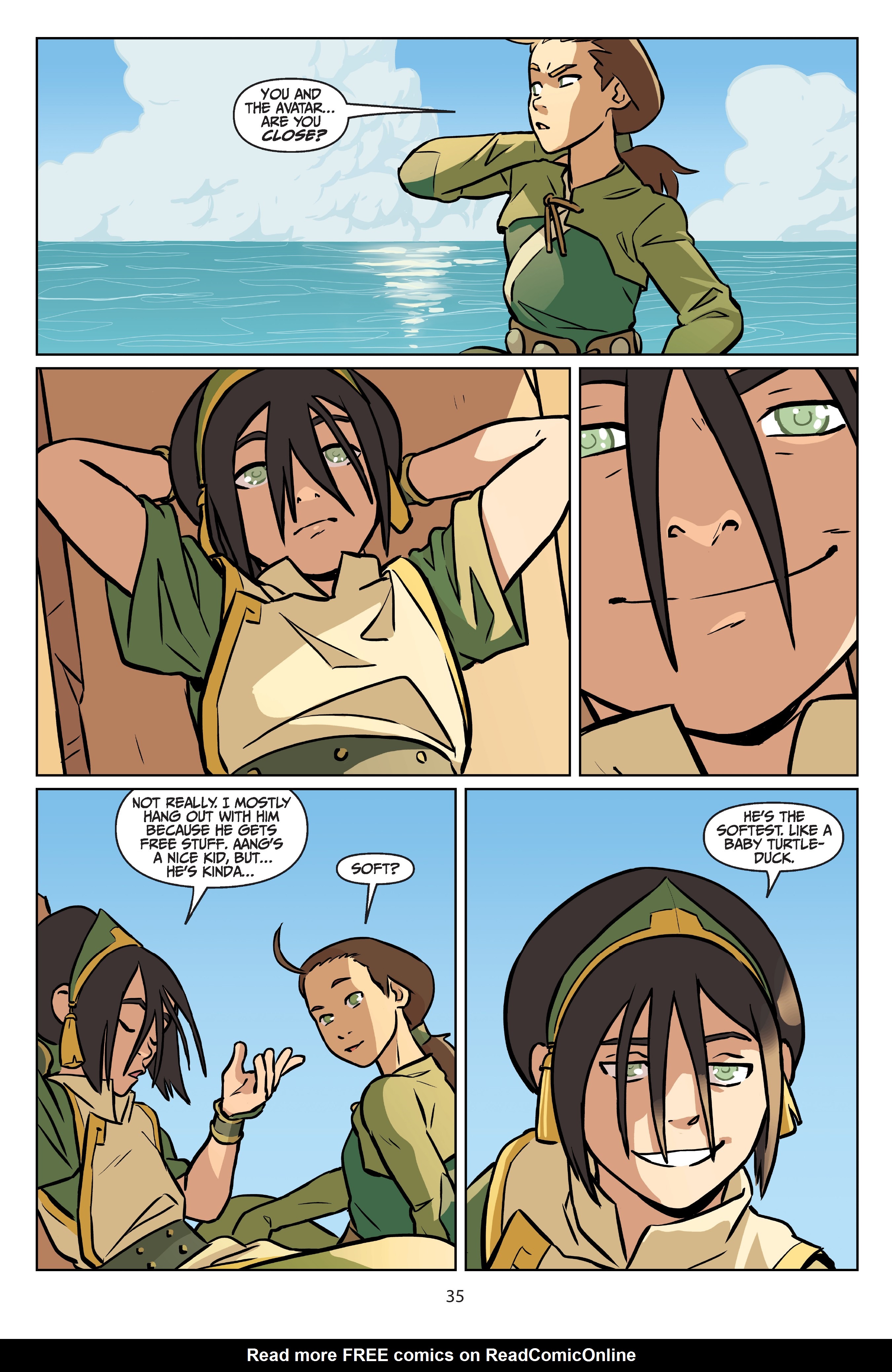Read online Nickelodeon Avatar: The Last Airbender - Imbalance comic -  Issue # TPB 2 - 36