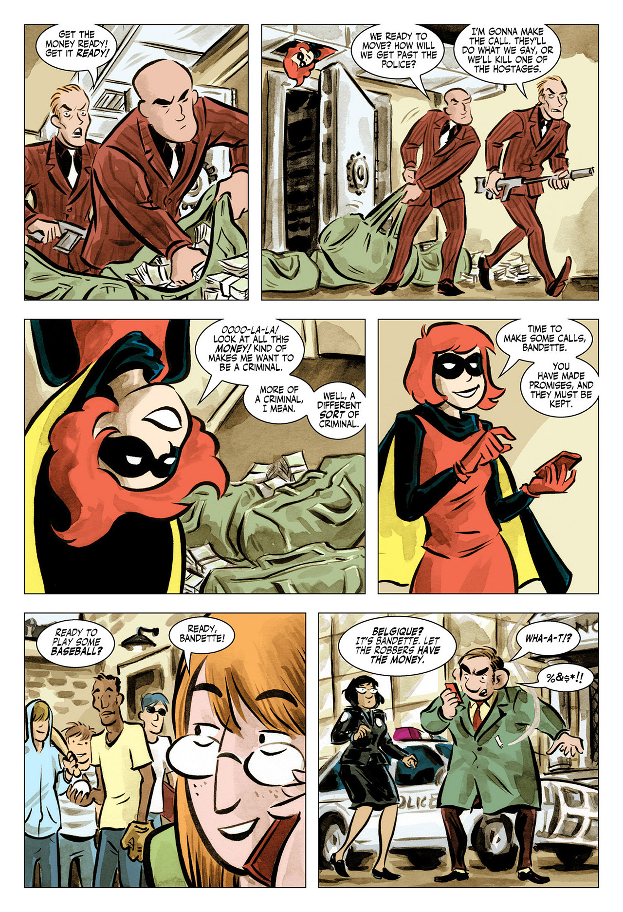 Read online Bandette (2012) comic -  Issue #2 - 5