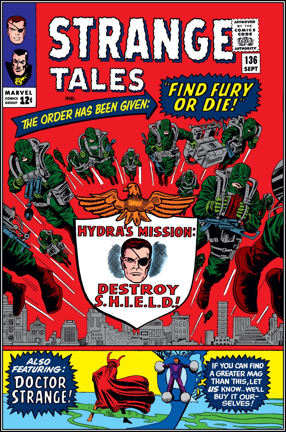 Read online Strange Tales (1951) comic -  Issue #136 - 1