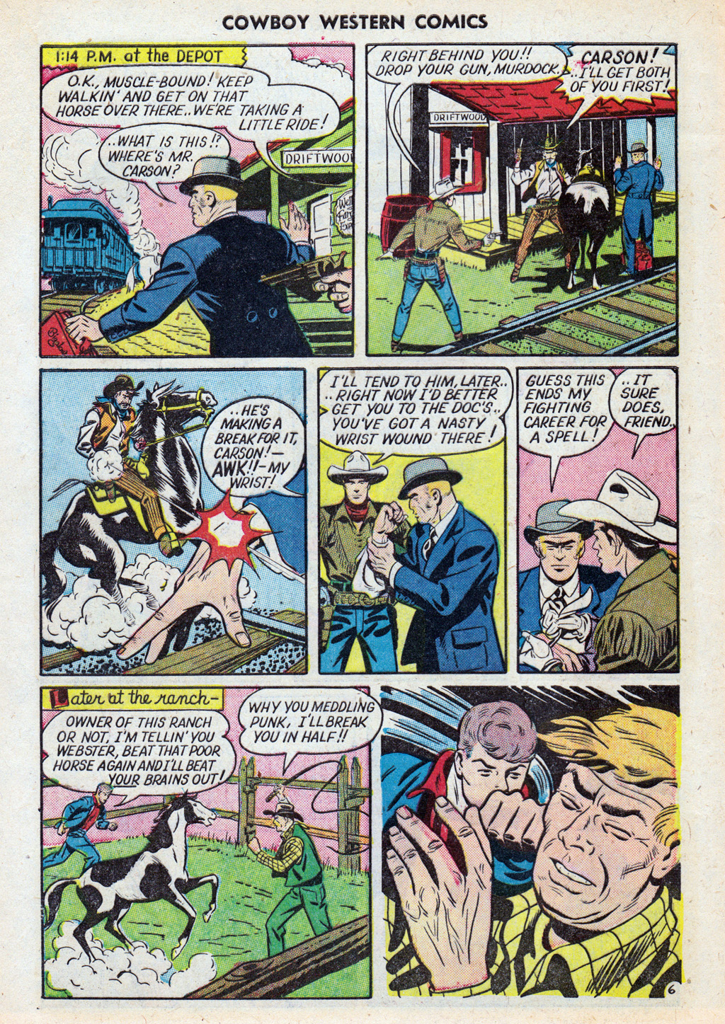 Read online Cowboy Western Comics (1948) comic -  Issue #27 - 8