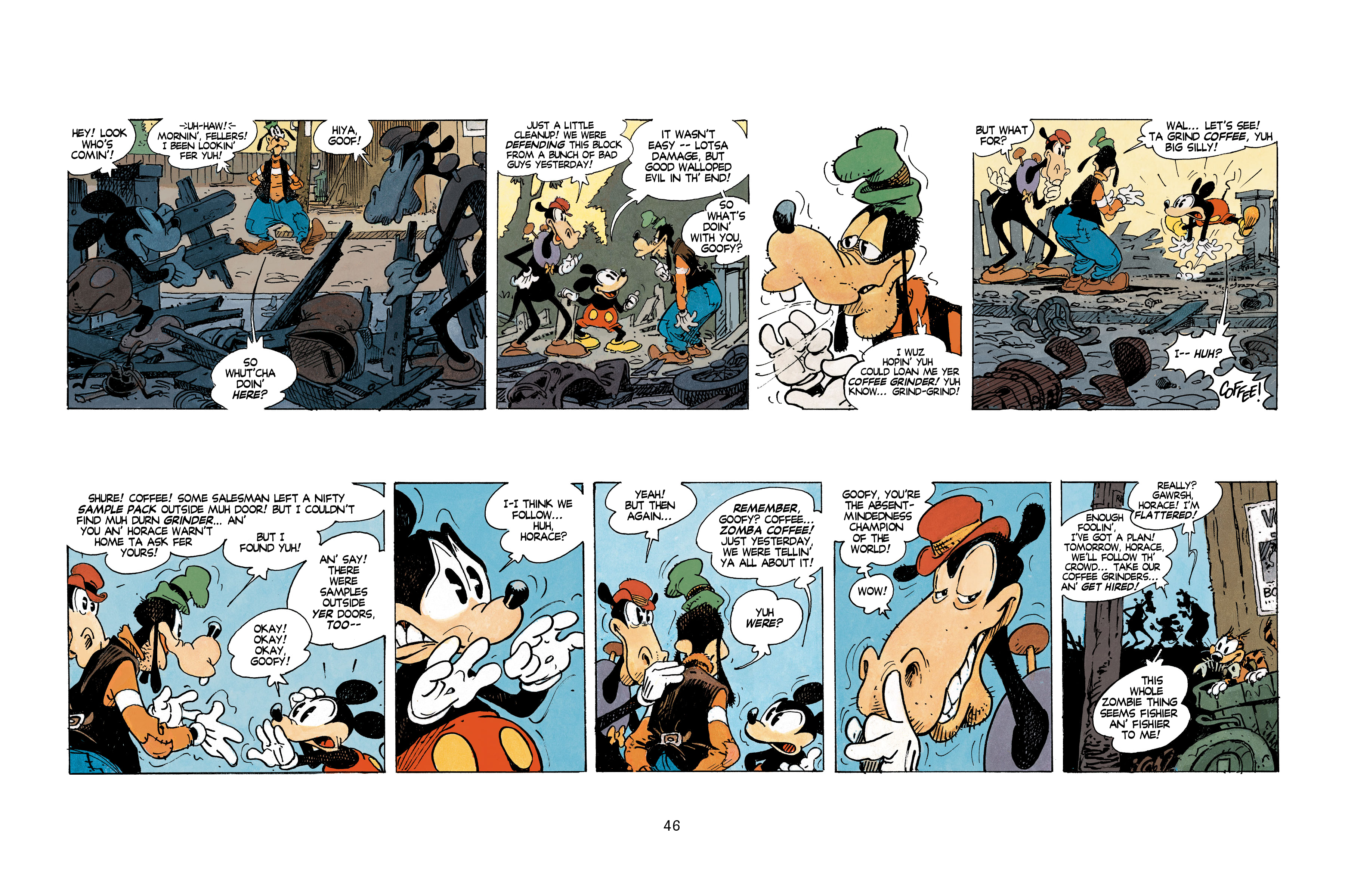 Read online Mickey Mouse: Zombie Coffee comic -  Issue # TPB - 47