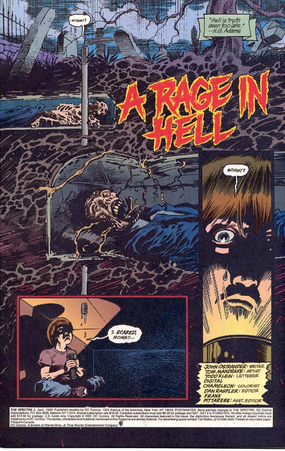 Read online The Spectre (1992) comic -  Issue #5 - 2