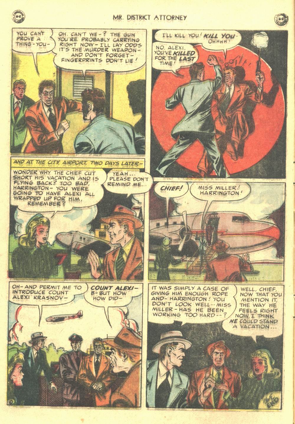 Read online Mr. District Attorney comic -  Issue #10 - 12
